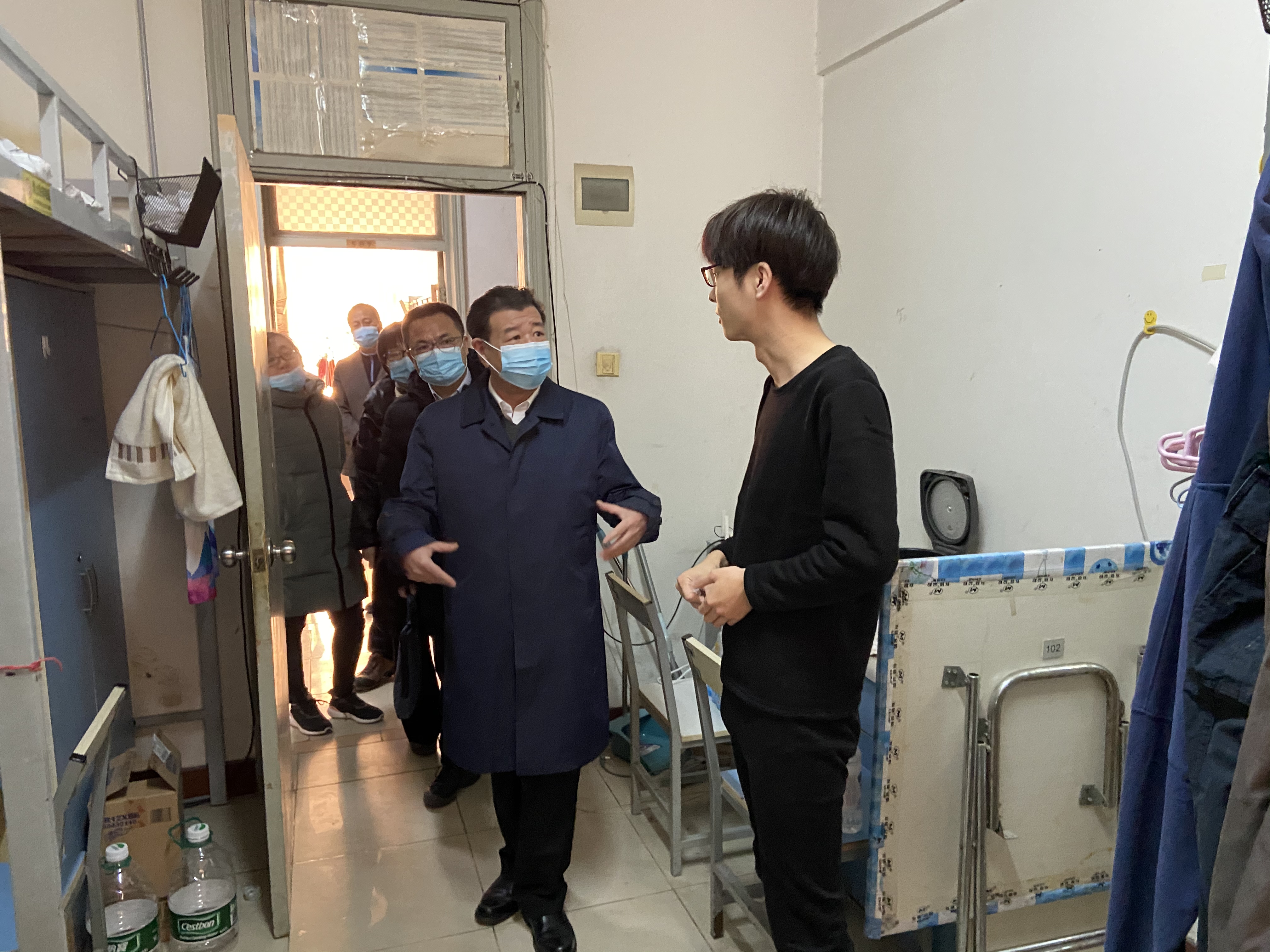 江南官方网页版集团副总经理王臣到北太研究生公寓调研