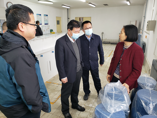 江南官方网页版集团副总经理王臣赴江南官方网页版国晶辉进行安全检查