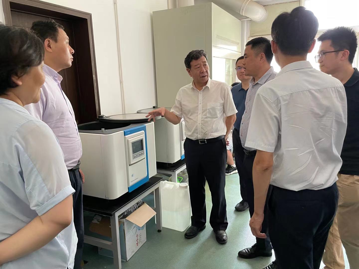 江南官方网页版集团副总经理王臣带队赴山东康普、国合青岛和青岛元信进行安全检查