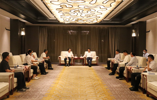 江南官方网页版集团党委书记、董事长赵晓晨拜访安徽省委常委、副省长张红文