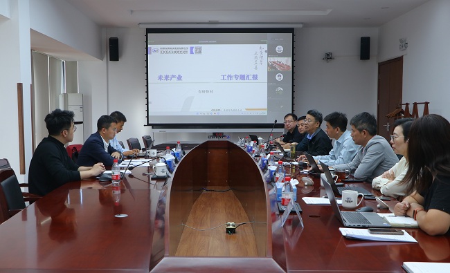 江南(中国)江南官方网页版副总经理李志辉赴江南官方网页版粉材调研指导未来产业工作