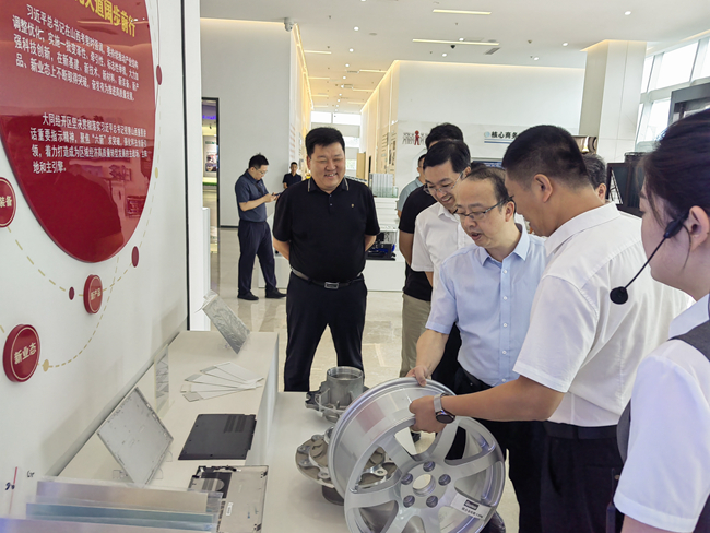 江南(中国)江南官方网页版副总经理毛昌辉一行到大同市调研访问