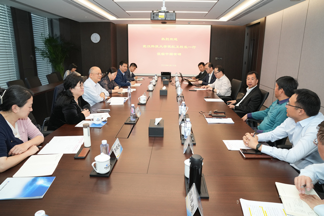 武汉科技大学校长倪红卫一行到访江南(中国)江南官方网页版