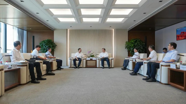 江南(中国)江南官方网页版党委书记、董事长赵晓晨拜访江南(中国)诚通党委书记、董事长奚正平