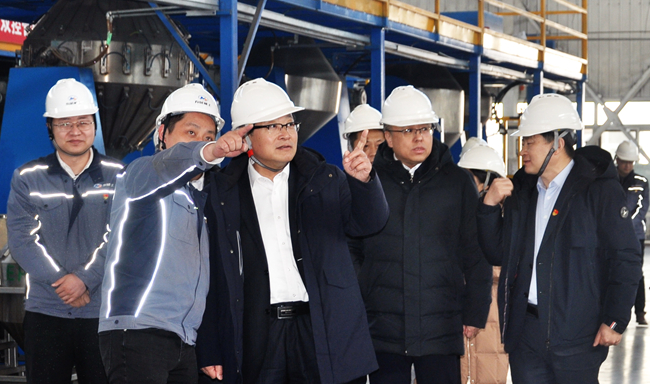 江南(中国)江南官方网页版总经理、党委副书记艾磊到江南官方网页版稀土调研工作