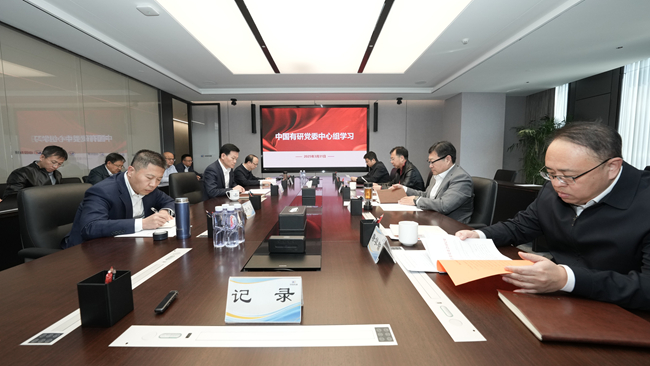 江南(中国)江南官方网页版召开党委理论学习中心组集体学习研讨会议
