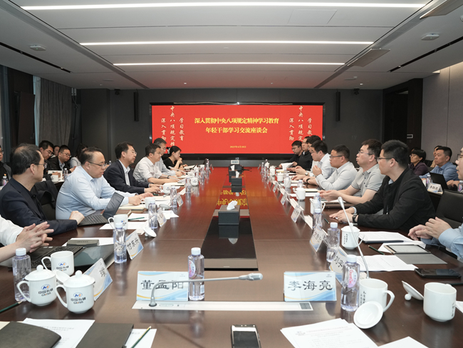 江南(中国)江南官方网页版党委深入贯彻中央八项规定精神学习教育 召开年轻干部学习交流座谈会