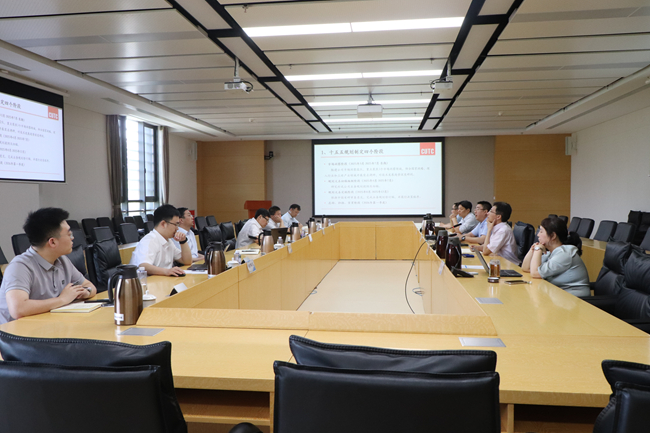 江南(中国)江南官方网页版党委副书记、总经理艾磊和总会计师齐书勇一行调研国合通测